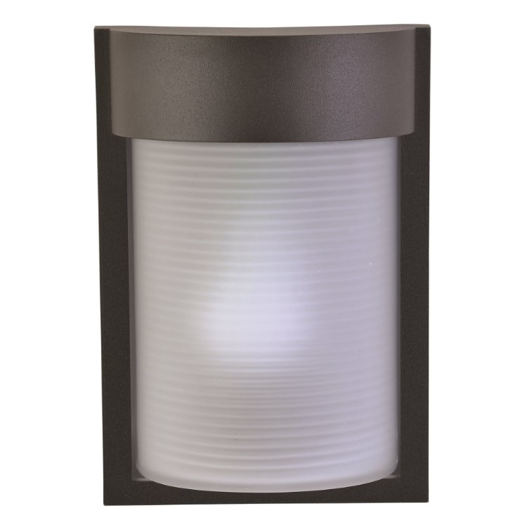 Foto para 60w 800lm 27k Destination E-26 Incandescent Bronze Ribbed Frosted Marine Grade Wet Location LED Bulkhead