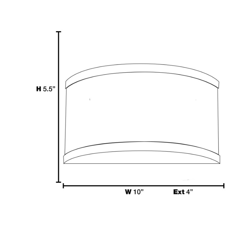 Foto para 9w 800lm 30k 180 Collection E-26 Replaceable LED Satin Opal Wet Location LED Wall Fixture