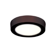 Picture of 12w 960lm 30k Strike 2.0 SSL Dedicated LED Damp Location Bronze Acrylic Lens Dimmable LED Round Flush Mount