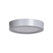 Picture of 12w 960lm 30k Strike 2.0 SSL Dedicated LED Damp Location Silver Acrylic Lens Dimmable LED Round Flush Mount