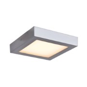 Foto para 12w 960lm 30k Strike 2.0 SSL Dedicated LED Damp Location Silver Acrylic Lens Dimmable LED Square Flush Mount