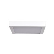 Picture of 16w 1280lm 30k Strike 2.0 SSL Dedicated LED Damp Location White Acrylic Lens Dimmable LED Square Flush Mount