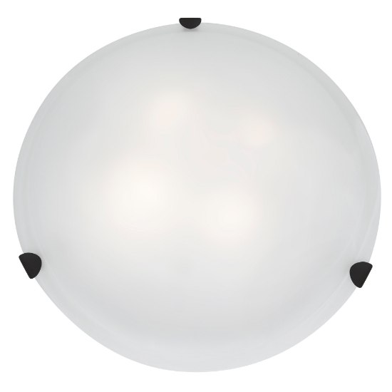 Foto para 10w (4 x 2.5) 3200lm 30k Mona E-26 Replaceable LED Dry Location Rust White Dimmable LED Flush Mount