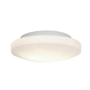 Foto para 10w (2 x 5) 1600lm 30k Orion E-26 Replaceable LED Damp Location White Opal Dimmable LED Flush Mount (CAN 1")