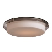 Picture of 9.5w 800lm 30k Bellagio SSL Dedicated LED Damp Location Opal Glass Smoke Dimmable LED Flush Mount