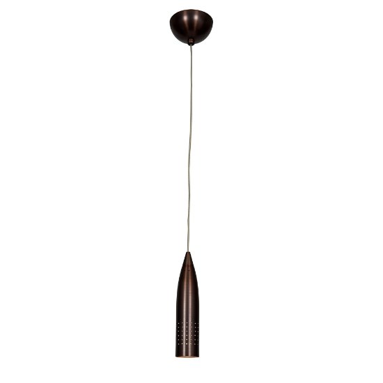 Foto para 5.5w 215lm 30k Odyssey GU-5.3 Replaceable LED Dry Location Bronze 1-Light LED Pendant (OA HT 120")