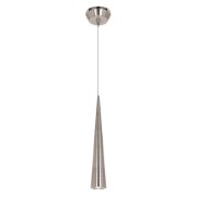 Foto para 5w 350lm 30k Apollo GU-5.3 Replaceable LED Dry Location Brushed Steel 1-Light LED Pendant (OA HT 120")