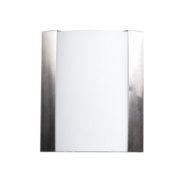 Picture of 17w 1200lm 30k West End SSL Dedicated LED Damp Location Brushed Steel Opal Dimmable LED Wall Fixture