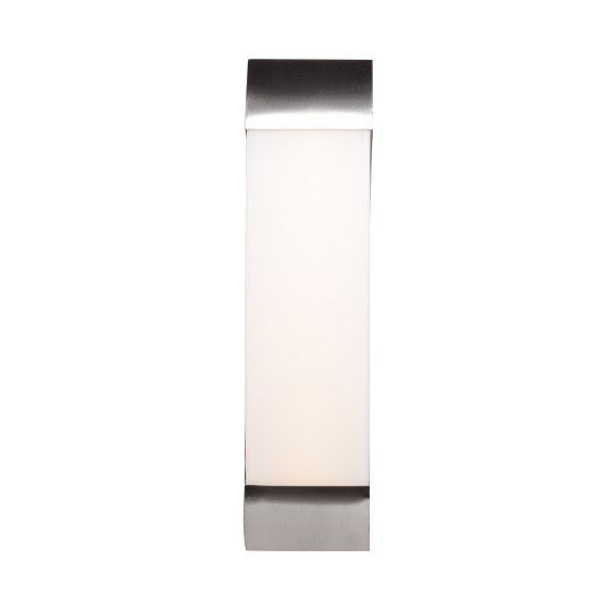 Foto para 17w 1200lm 30k West End SSL Dedicated LED Damp Location Brushed Steel Opal Dimmable LED Vanity