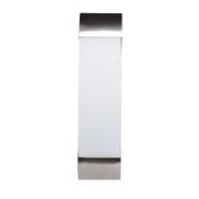 Foto para 17w 1200lm 30k West End SSL Dedicated LED Damp Location Brushed Steel Opal Dimmable LED Vanity