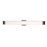 Foto para 48.5w 3600lm 30k West End SSL Dedicated LED Damp Location Brushed Steel Opal Dimmable LED Vanity