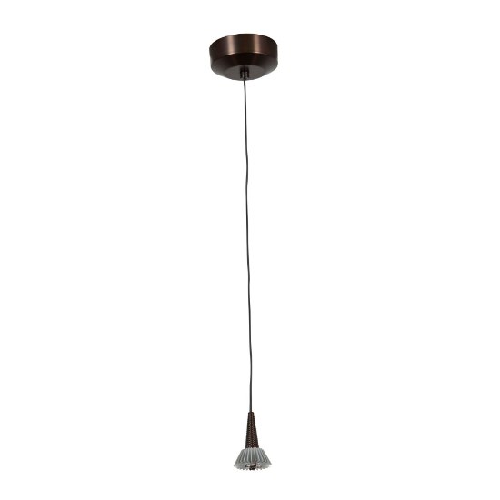 Foto para 4w 370lm 30k Tungsten SSL Dedicated LED Dry Location Bronze Dimmable LED Mini Pendant Assembly (OA HT 120")