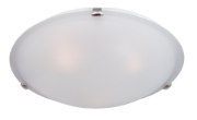 Foto para Malaga 4-Light Flush Mount SN Frosted Glass MB Incandescent Incandescent