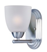 Foto para Axis 1-Light Wall Sconce PC Frosted MB Incandescent Incandescent