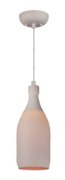 Foto para Vino 1-Light Pendant WT White GU24 Fluorescent Fluorescent 6"x6"x15.75" (OA HT 138")