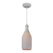 Foto para Vino 1-Light Pendant WT White GU24 Fluorescent Fluorescent 6"x6"x15.75" (OA HT 138")