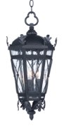 Foto para Canterbury DC Hanging Lantern AT Seedy Glass CA Incandescent E12 Incandescent (OA HT 24.75"-95.25")36" Chain