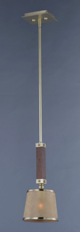 Foto para Maritime 1-light Pendant APSBR Fiber Fabric MB Incandescent Incandescent (OA HT 16.25"-60.75") (CAN 6"x5.25"x1")