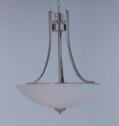 Foto para Taylor 3-Light Pendant SN Satin White Opal Glass MB Incandescent Incandescent 36" Chain