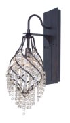 Foto para Twirl 1-Light Wall Sconce OI Cognac CRYSTAL CA Incandescent Incandescent