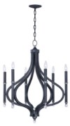 Foto para Hendrick 6-Light Pendant IO Clear Glass CA Incandescent Incandescent (OA HT 33.5"-72.75") (CAN 5"x5"x1")36" Chain