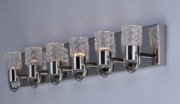 Foto para Crystol 6 Light LED Wall Sconce PN Clear Glass PCB LED