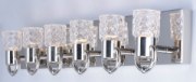 Foto para Crystol 6 Light LED Wall Sconce PN Clear Glass PCB LED