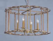 Foto para Helix 4-Light Chandelier BZF CA Incandescent E12 Incandescent 36" Chain