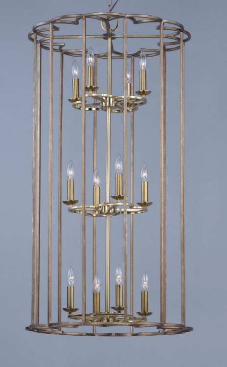 Foto para Helix 12-Light Pendant BZF CA Incandescent E12 Incandescent 72" Chain