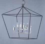 Picture of Abode 8-Light Chandelier TXBPN CA Incandescent E12 Incandescent 36" Chain