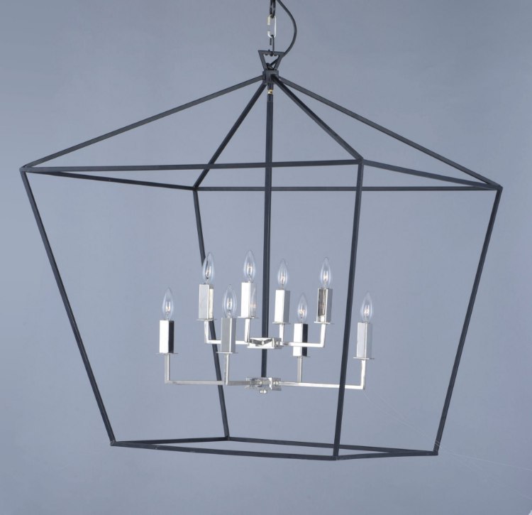 Foto para Abode 8-Light Chandelier TXBPN CA Incandescent E12 Incandescent 36" Chain