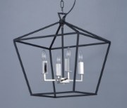 Picture of Abode 4-Light Chandelier TXBPN CA Incandescent E12 Incandescent 17.75"x17.75"x20.75" 36" Chain