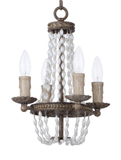 Picture of Gisele Chandelier ATR CA Incandescent E12 Incandescent 11"x11"x14.5" 36" Chain