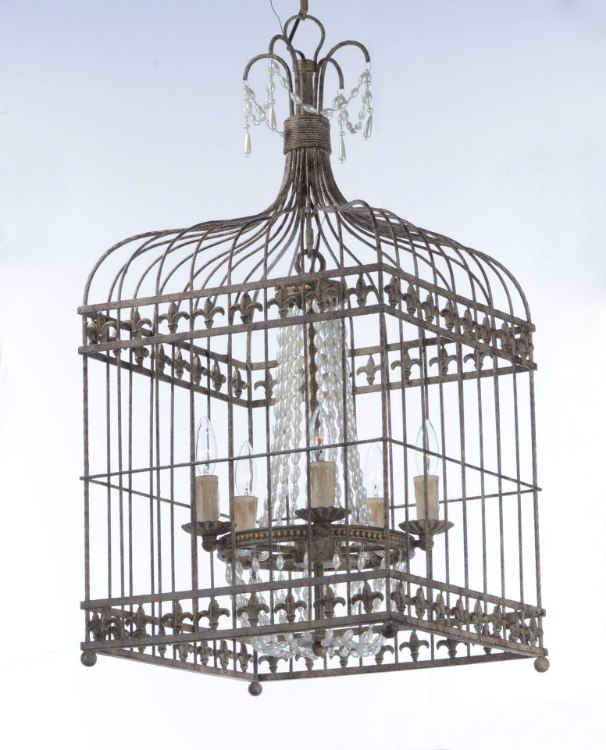 Foto para Gisele 5-Light Pendant ATR CA Incandescent E12 Incandescent 36" Chain