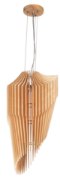 Picture of Copenhagen 3-Light Pendant UD Wood LED (OA HT 148") (CAN 4.5"x4.5"x5")