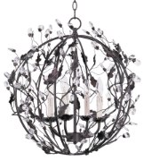 Picture of Elegante 4-Light Ball Pendant OI CA Incandescent E12 Incandescent 36" Chain