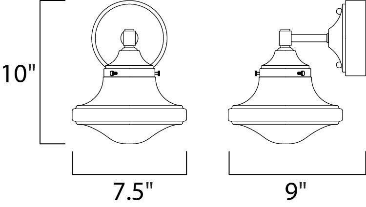 Foto para New School LED Wall Sconce SN Satin White Opal Glass PCB LED (CAN 4.96"x4.96"x2.44")