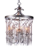 Foto para Alessandra 4-Light Chandelier SM CA Incandescent E12 Incandescent (CAN 5.5"x5.5"x1")72" Chain