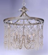 Foto para Alessandra 6-Light Chandelier SM CA Incandescent E12 Incandescent (CAN 5.5"x5.5"x1")72" Chain