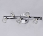 Picture of Bejewel LED 5-Light Bath Vanity PNSN Beveled Crystal Crystal G9 LED