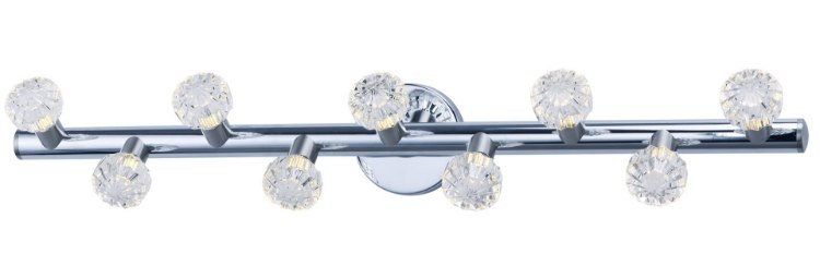 Foto para Bejewel LED 9-Light Bath Vanity PNSN Beveled Crystal Crystal G9 LED