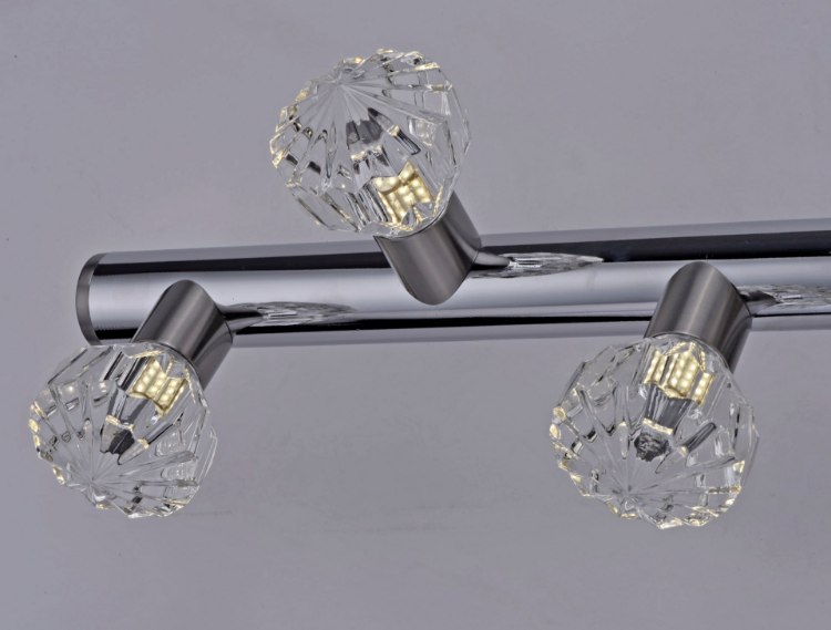 Foto para Bejewel LED 9-Light Bath Vanity PNSN Beveled Crystal Crystal G9 LED