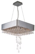 Foto para Drops 9-Light Pendant AL Clear G4 Xenon (OA HT 126") (CAN 11.75"x11.75")