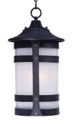 Foto para Casa Grande 1-Light Outdoor Pendant AR Constellation Textured Ribbed Glas MB Incandescent Incandescent