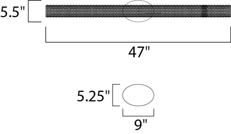 Foto para Meteor LED 1-Light Bath Vanity RG Beveled Crystal PCB LED