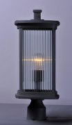 Foto para Terrace 1-Light Outdoor Wall BZ Clear Glass MB Incandescent Incandescent 8"x8"x19.25"