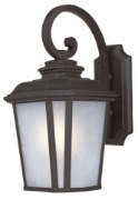 Foto para Radcliffe 1-Light Medium Outdoor Wall BO Weathered Frost MB Incandescent Incandescent