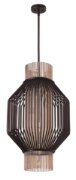 Picture of Aviary LED 10-Light Pendant OI Cognac Cognac Glass Rod G9 LED (OA HT 36.75"-84.5") (CAN 5.5"x5.5"x1.38")