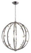 Picture of Equinox LED Pendant PN Beveled Crystal Crystal G9 LED 39.75"x39.75"x46.5" (OA HT 47.25"-126") (CAN 7.75"x7.75"x1.9")