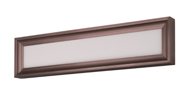 Foto para Rembrant LED Bath Vanity BRZ White PCB LED 24"x5.75"